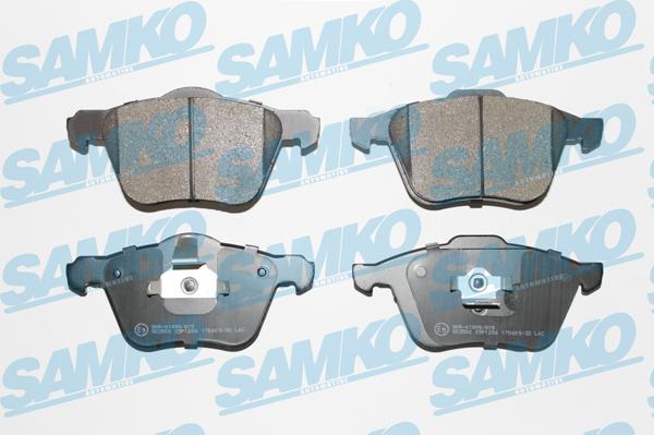 Samko 5SP1286 - Bremžu uzliku kompl., Disku bremzes www.autospares.lv