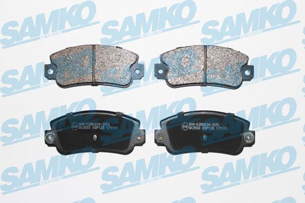 Samko 5SP128 - Bremžu uzliku kompl., Disku bremzes www.autospares.lv