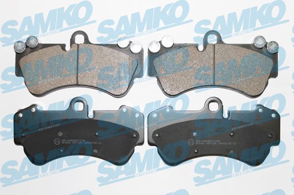 Samko 5SP1226 - Bremžu uzliku kompl., Disku bremzes www.autospares.lv