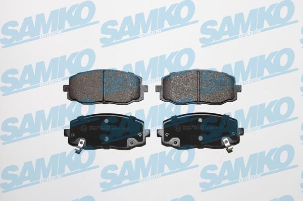 Samko 5SP1220 - Bremžu uzliku kompl., Disku bremzes www.autospares.lv