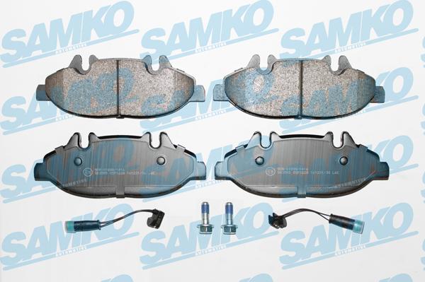 Samko 5SP1228 - Bremžu uzliku kompl., Disku bremzes www.autospares.lv