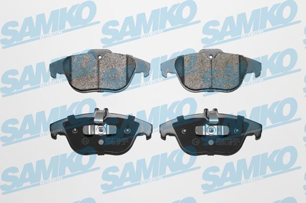 Samko 5SP1274 - Bremžu uzliku kompl., Disku bremzes www.autospares.lv