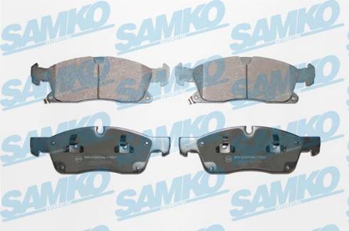 Samko 5SP1749 - Bremžu uzliku kompl., Disku bremzes autospares.lv