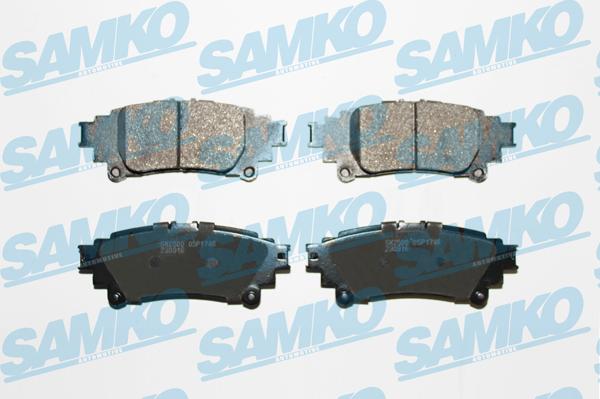 Samko 5SP1746 - Bremžu uzliku kompl., Disku bremzes autospares.lv