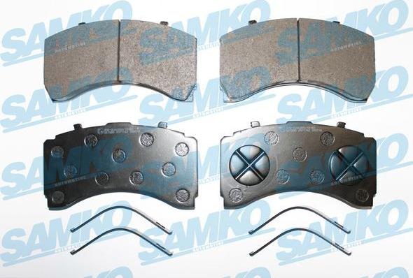 Samko 5SP1742 - Brake Pad Set, disc brake www.autospares.lv