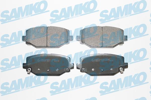 Samko 5SP1747 - Bremžu uzliku kompl., Disku bremzes www.autospares.lv