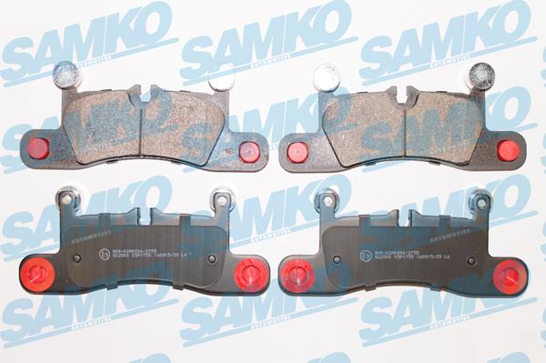 Samko 5SP1755 - Bremžu uzliku kompl., Disku bremzes www.autospares.lv