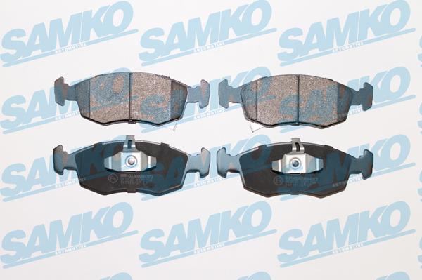 Samko 5SP1766 - Bremžu uzliku kompl., Disku bremzes www.autospares.lv