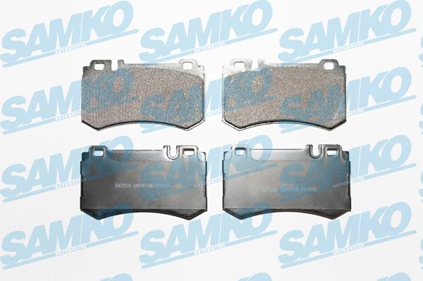 Samko 5SP1719 - Bremžu uzliku kompl., Disku bremzes www.autospares.lv