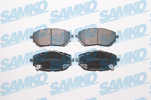 Samko 5SP1784 - Bremžu uzliku kompl., Disku bremzes www.autospares.lv