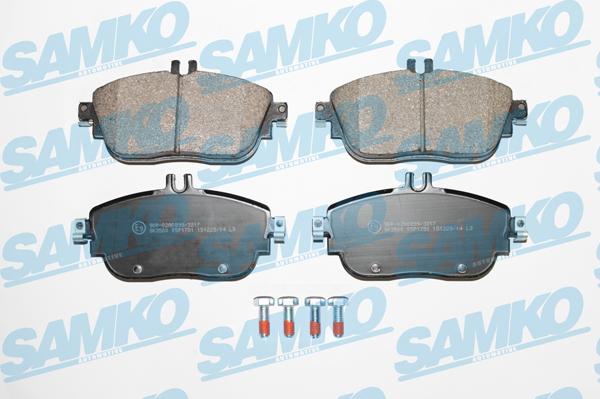 Samko 5SP1781 - Bremžu uzliku kompl., Disku bremzes www.autospares.lv