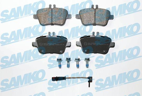 Samko 5SP1782A - Bremžu uzliku kompl., Disku bremzes www.autospares.lv