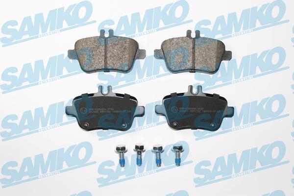 Samko 5SP1782 - Bremžu uzliku kompl., Disku bremzes www.autospares.lv