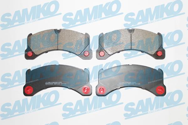 Samko 5SP1731 - Bremžu uzliku kompl., Disku bremzes www.autospares.lv