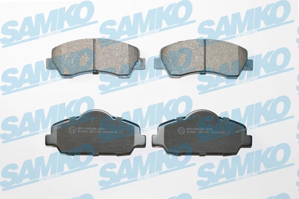 Samko 5SP1770 - Bremžu uzliku kompl., Disku bremzes www.autospares.lv