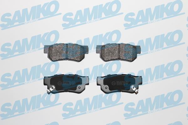 Samko 5SP847 - Тормозные колодки, дисковые, комплект www.autospares.lv