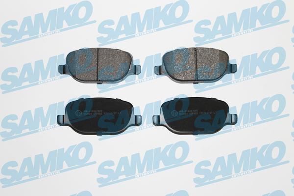 Samko 5SP855 - Тормозные колодки, дисковые, комплект www.autospares.lv