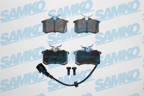 Samko 5SP853 - Тормозные колодки, дисковые, комплект www.autospares.lv