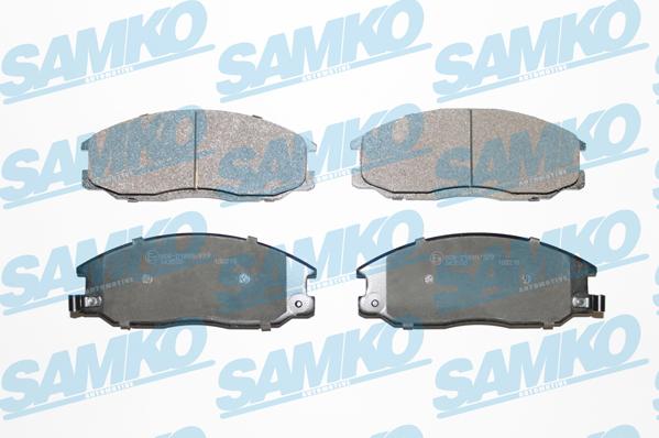 Samko 5SP860 - Brake Pad Set, disc brake www.autospares.lv