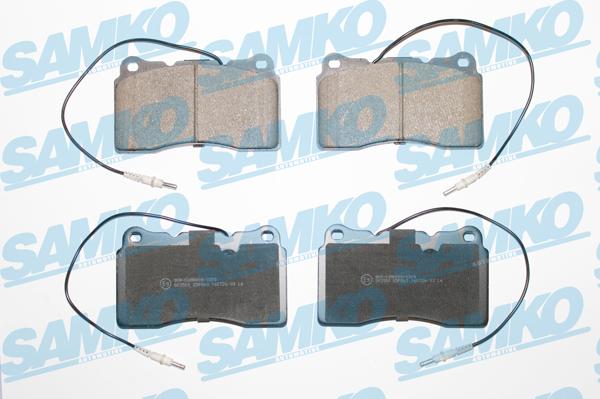 Samko 5SP863 - Brake Pad Set, disc brake www.autospares.lv