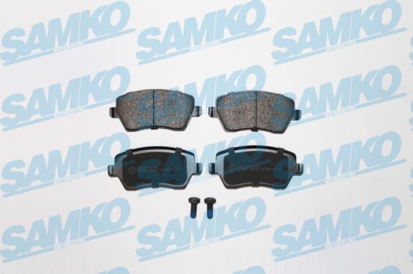 Samko 5SP867 - Тормозные колодки, дисковые, комплект www.autospares.lv