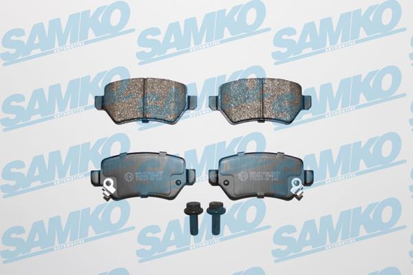 Samko 5SP811 - Тормозные колодки, дисковые, комплект www.autospares.lv