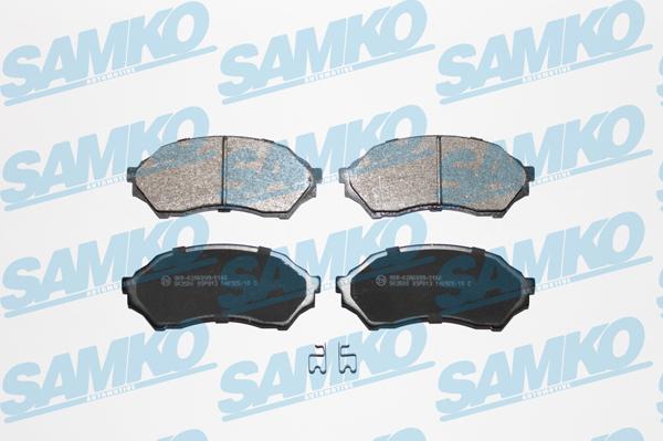 Samko 5SP813 - Bremžu uzliku kompl., Disku bremzes www.autospares.lv