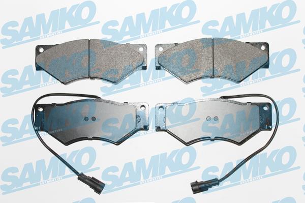 Samko 5SP880 - Bremžu uzliku kompl., Disku bremzes www.autospares.lv