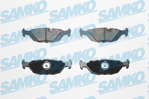 Samko 5SP887 - Bremžu uzliku kompl., Disku bremzes www.autospares.lv