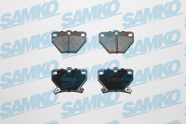 Samko 5SP836 - Тормозные колодки, дисковые, комплект www.autospares.lv