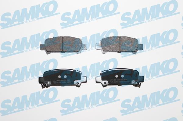 Samko 5SP838 - Тормозные колодки, дисковые, комплект www.autospares.lv