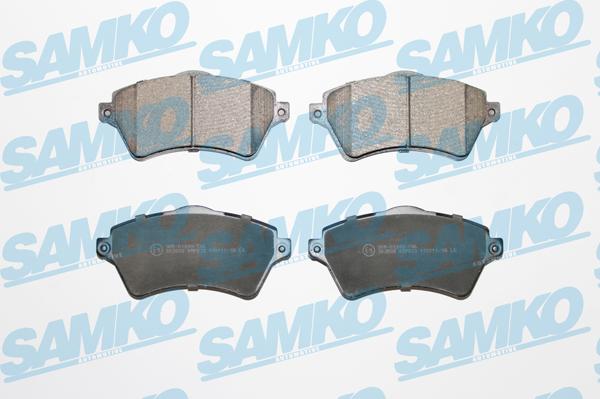 Samko 5SP833 - Bremžu uzliku kompl., Disku bremzes www.autospares.lv