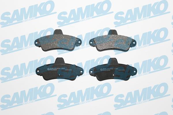 Samko 5SP870 - Bremžu uzliku kompl., Disku bremzes www.autospares.lv