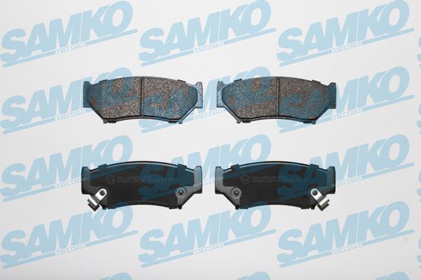 Samko 5SP396 - Тормозные колодки, дисковые, комплект www.autospares.lv