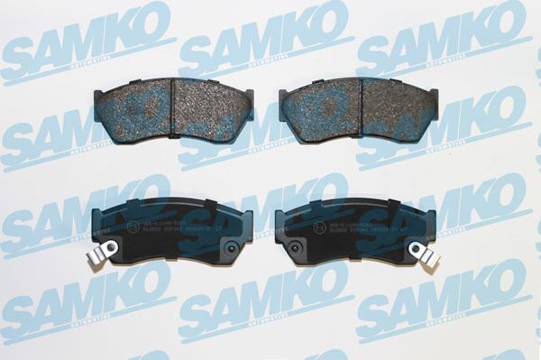 Samko 5SP343 - Тормозные колодки, дисковые, комплект www.autospares.lv