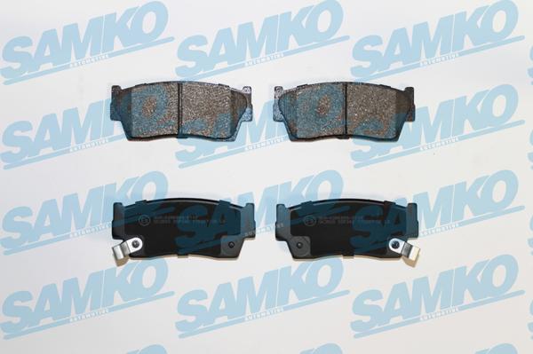 Samko 5SP342 - Тормозные колодки, дисковые, комплект www.autospares.lv