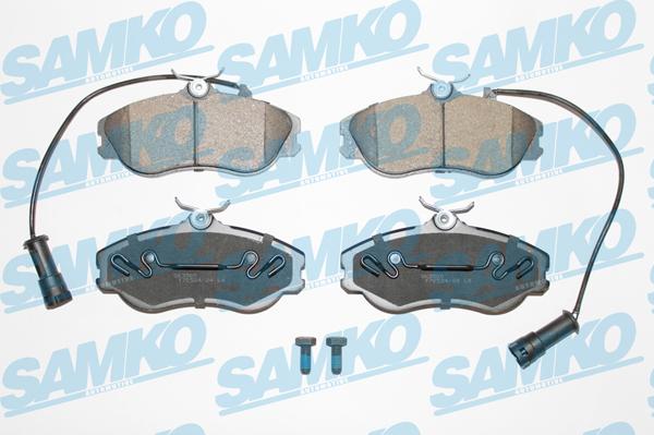 Samko 5SP350 - Тормозные колодки, дисковые, комплект www.autospares.lv