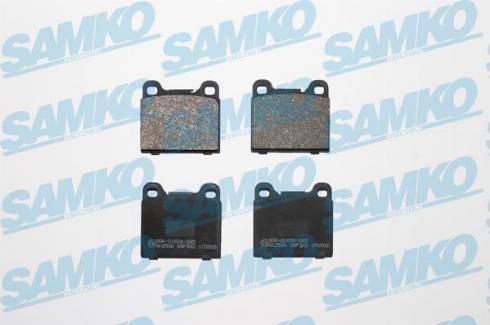 Samko 5SP362 - Brake Pad Set, disc brake www.autospares.lv