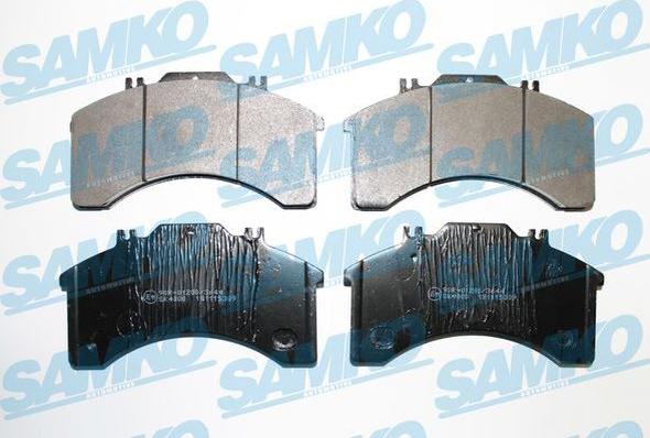 Samko 5SP309 - Bremžu uzliku kompl., Disku bremzes www.autospares.lv