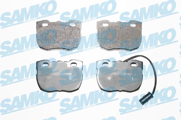 Samko 5SP324 - Тормозные колодки, дисковые, комплект www.autospares.lv