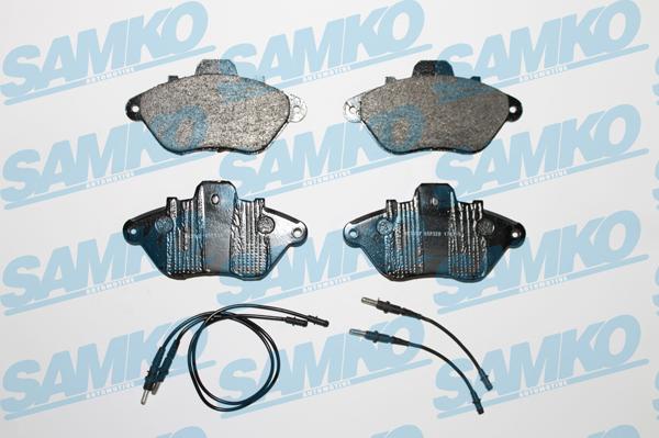 Samko 5SP328 - Bremžu uzliku kompl., Disku bremzes www.autospares.lv