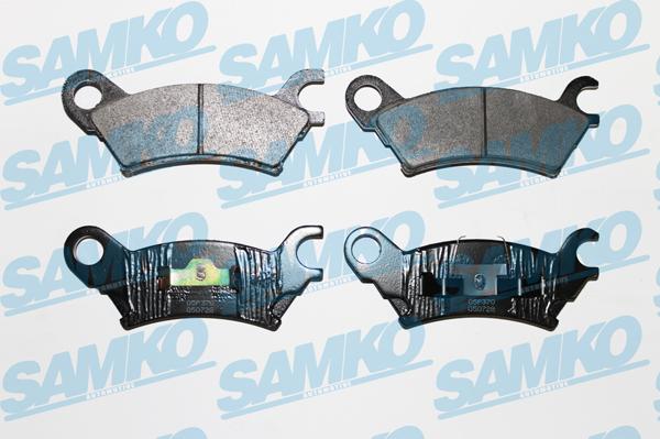 Samko 5SP370 - Bremžu uzliku kompl., Disku bremzes www.autospares.lv