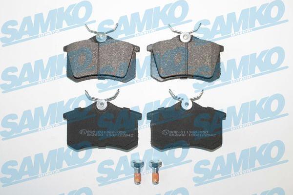 Samko 5SP294 - Тормозные колодки, дисковые, комплект www.autospares.lv