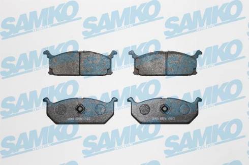 Samko 5SP291 - Bremžu uzliku kompl., Disku bremzes www.autospares.lv