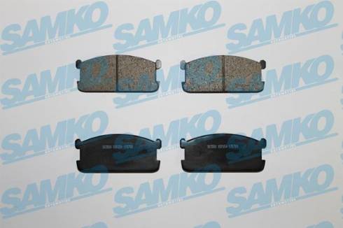 Samko 5SP254 - Brake Pad Set, disc brake www.autospares.lv