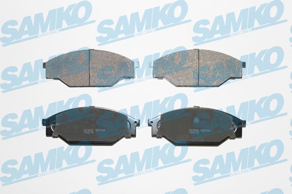 Samko 5SP266 - Bremžu uzliku kompl., Disku bremzes autospares.lv