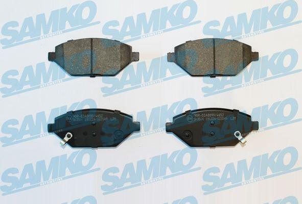 Samko 5SP2049 - Bremžu uzliku kompl., Disku bremzes www.autospares.lv