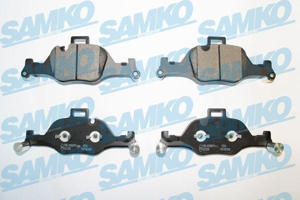 Samko 5SP2040 - Bremžu uzliku kompl., Disku bremzes www.autospares.lv