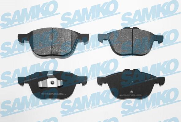 Samko 5SP2054 - Тормозные колодки, дисковые, комплект www.autospares.lv