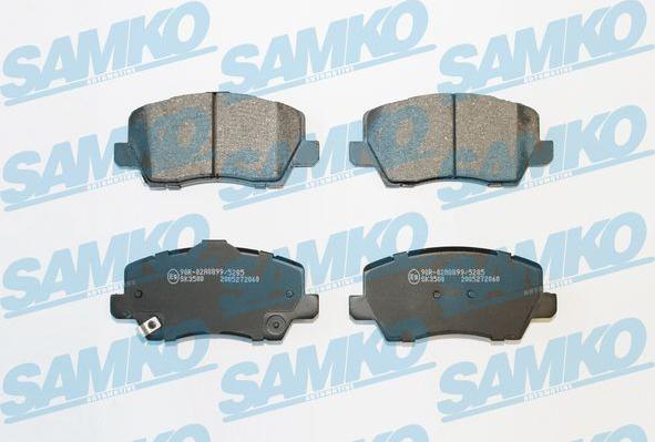 Samko 5SP2060 - Bremžu uzliku kompl., Disku bremzes autospares.lv